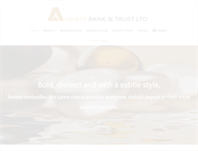 Tablet Screenshot of amberbank.com